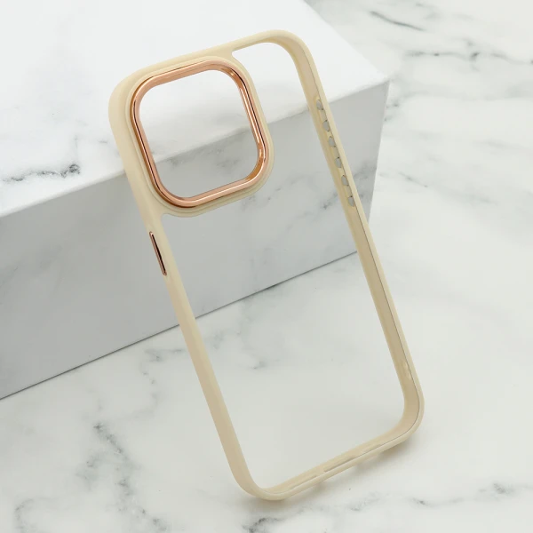 Futrola elegant edge za iphone 15 pro (6.1) bela