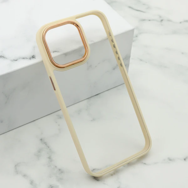 Futrola elegant edge za iphone 15 pro max (6.7) bela