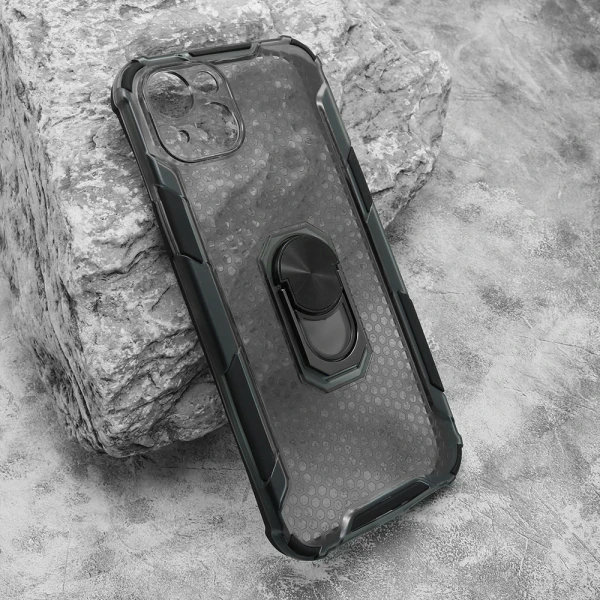 Futrola defender ring clear za iphone 15 plus (6.7) crna