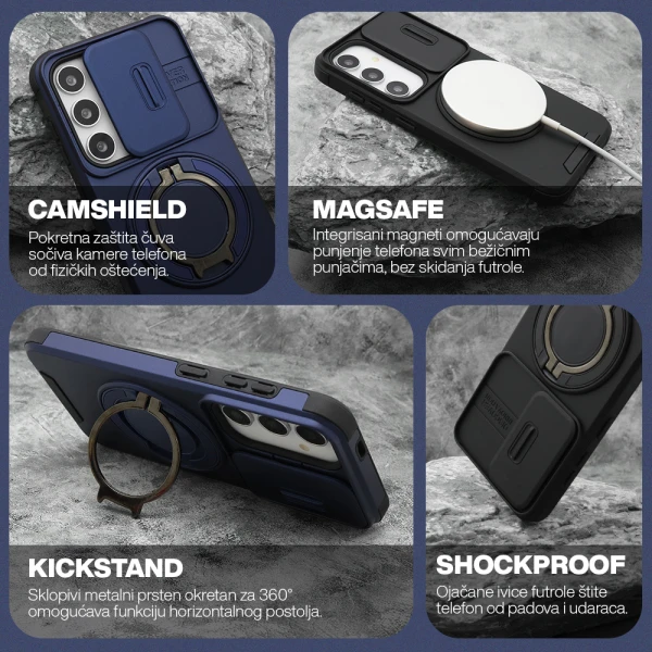 Futrola defender camshield za samsung f966b galaxy z fold 7 5g plava