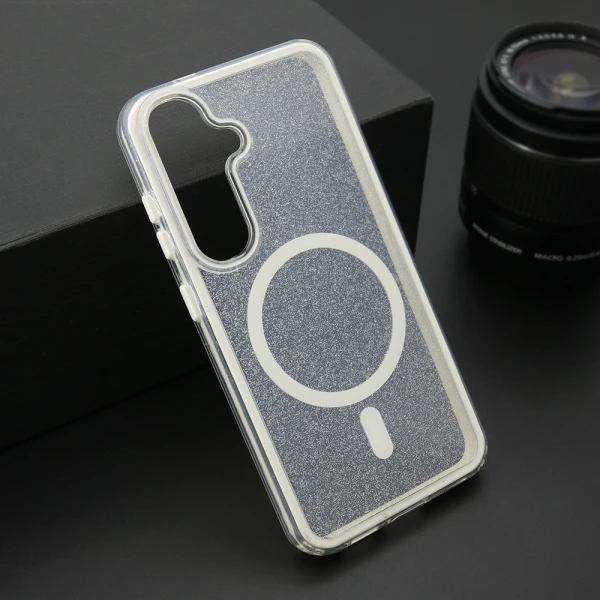 Futrola crystal magsafe za samsung s931b galaxy s25 5g bela