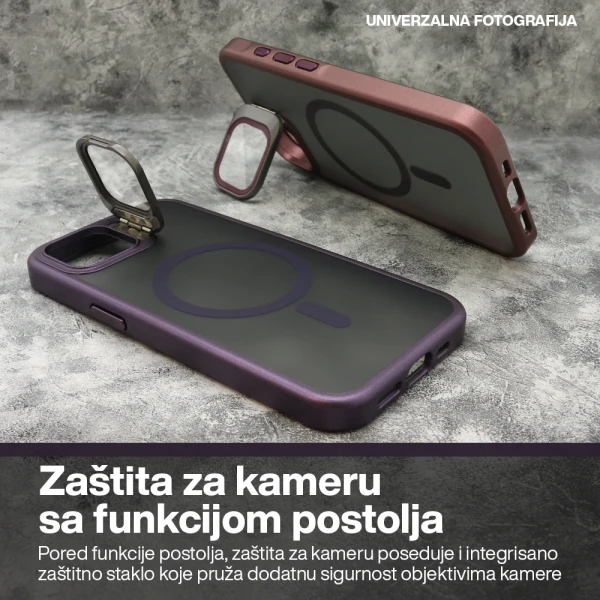 Futrola dark drop magsafe za iphone 16e/17e (6.1) ljubicasta