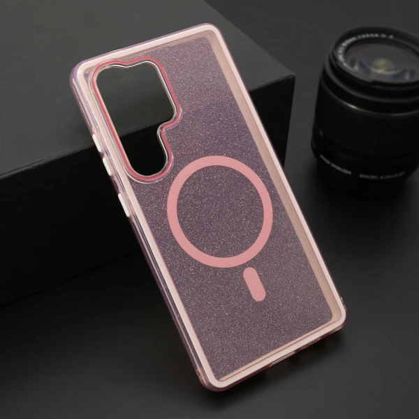 Futrola crystal magsafe za samsung s938b galaxy s25 ultra 5g roze