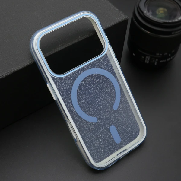 Futrola crystal magsafe za iphone 17 pro (6.3) plava