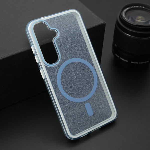 Futrola crystal magsafe za samsung s921b galaxy s24 5g plava
