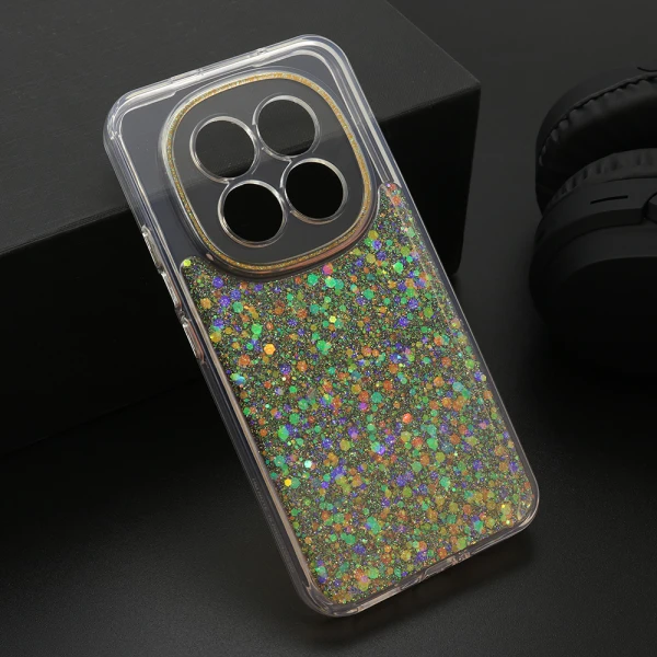 Futrola crystal glow za xiaomi redmi note 15 5g narandzasta