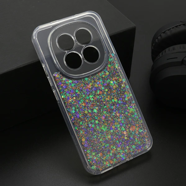 Futrola crystal glow za xiaomi redmi note 15 pro plus 5g srebrna