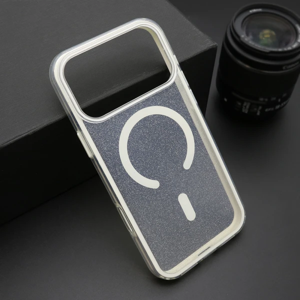Futrola crystal magsafe za iphone 17 pro max (6.9) bela