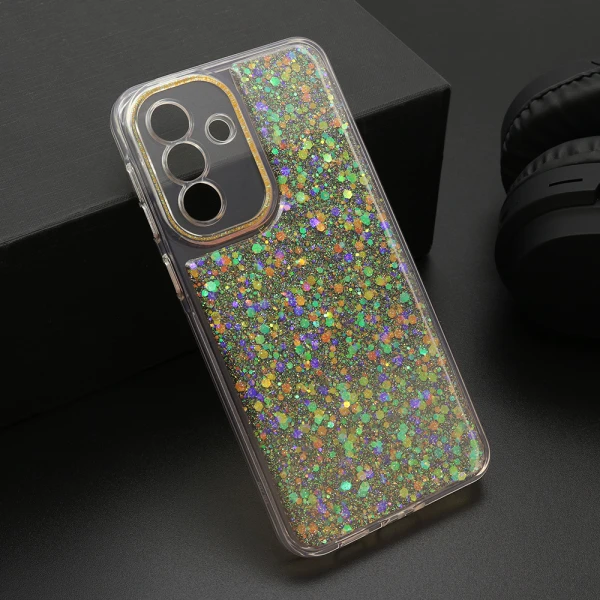 Futrola crystal glow za samsung a576b galaxy a57 5g narandzasta