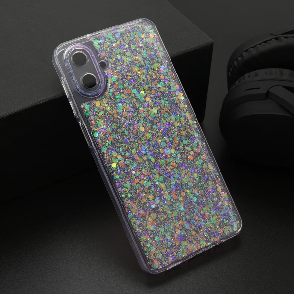 Futrola crystal glow za samsung a075f galaxy a07 ljubicasta