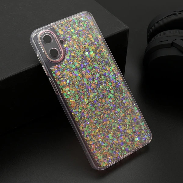 Futrola crystal glow za samsung a075f galaxy a07 roze