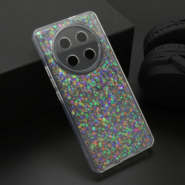 Futrola crystal glow za honor x9c/magic 7 lite srebrna