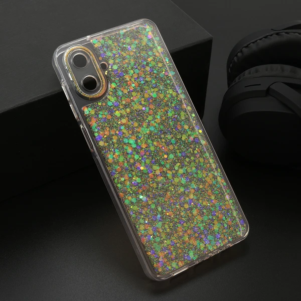 Futrola crystal glow za samsung a075f galaxy a07 narandzasta