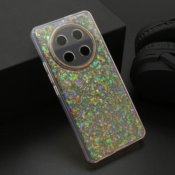 Futrola crystal glow za honor x9c/magic 7 lite narandzasta
