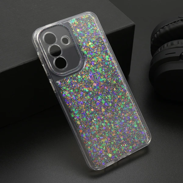 Futrola crystal glow za samsung a576b galaxy a57 5g srebrna