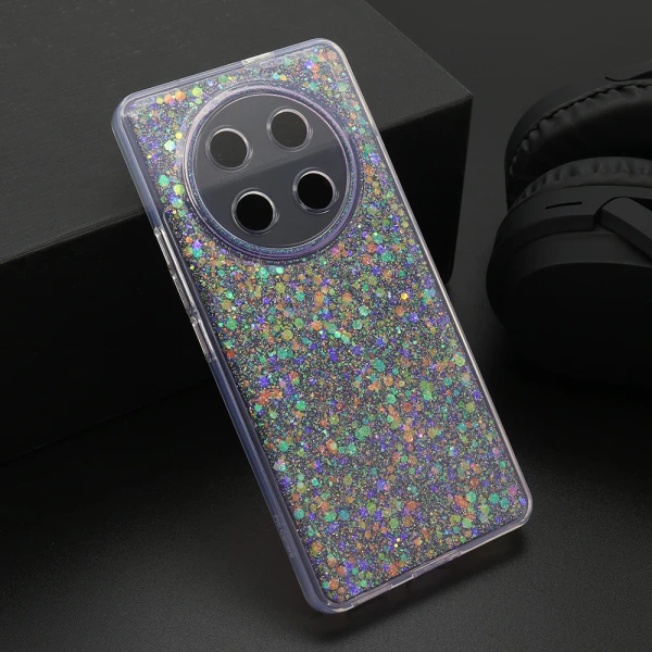 Futrola crystal glow za honor x9c/magic 7 lite ljubicasta