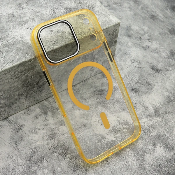 Futrola color ring magsafe za iphone 17 pro max (6.9) narandzasta