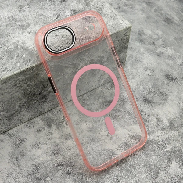 Futrola color ring magsafe za iphone air (6.6) roze