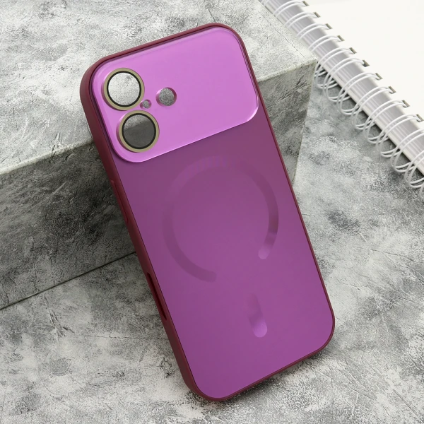 Futrola color metal magsafe za iphone 17 (6.3) roze