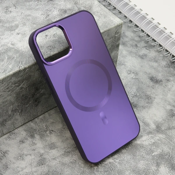 Futrola color metal magsafe za iphone 13 (6.1) ljubicasta