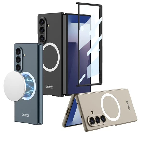 Futrola color magsafe za samsung f966b galaxy z fold 7 5g srebrna (gkk case)