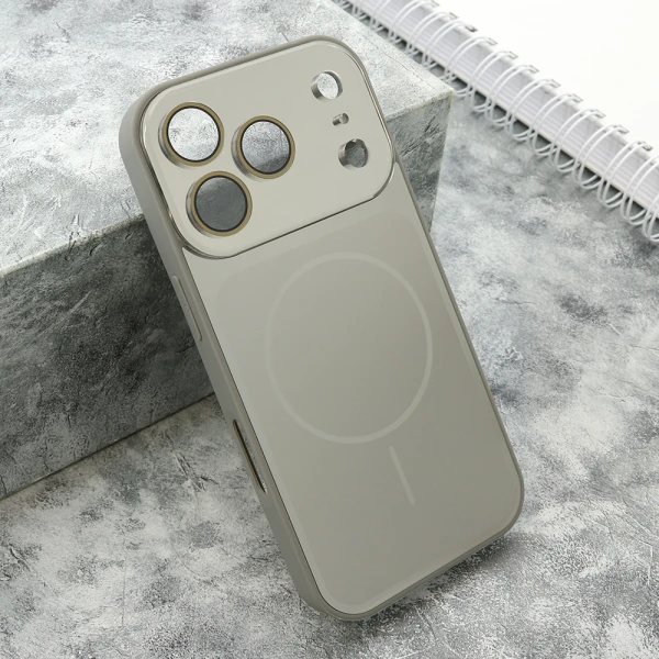 Futrola color metal magsafe ii za iphone 17 pro (6.3) srebrna