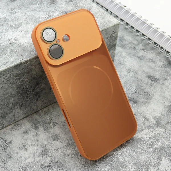 Futrola color metal magsafe ii za iphone 17 (6.3) narandzasta