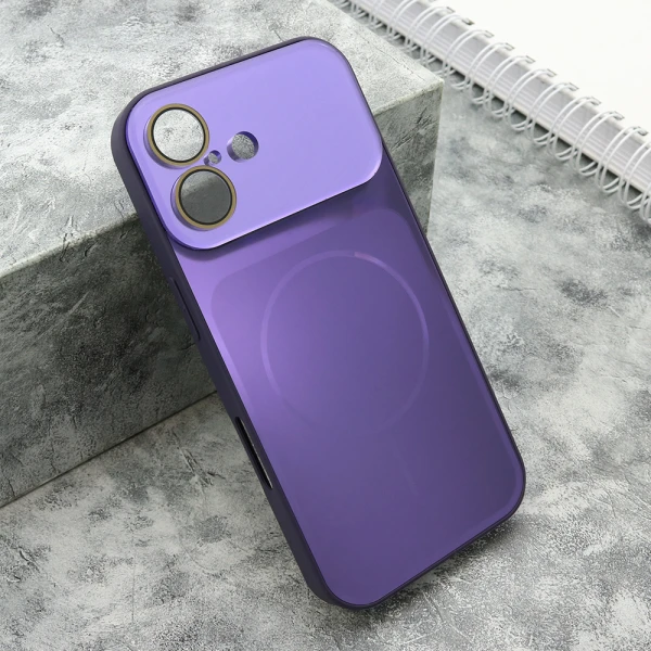 Futrola color metal magsafe ii za iphone 17 (6.3) ljubicasta