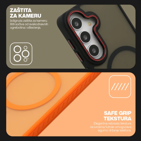Futrola color look magsafe za samsung s948b galaxy s26 ultra 5g braon