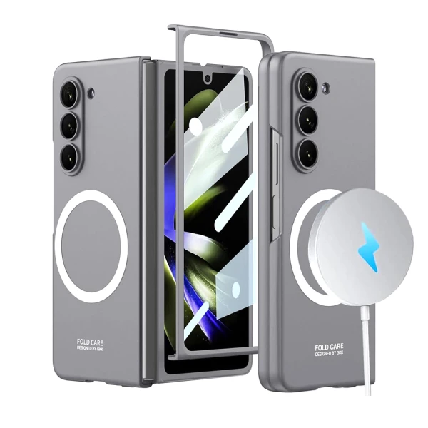 Futrola color magsafe za samsung f956b galaxy z fold 6 5g siva (gkk case)
