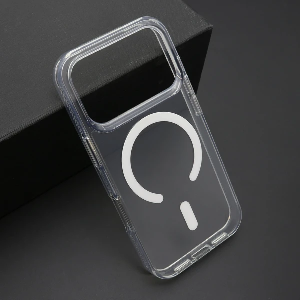 Futrola color frame magsafe za iphone 17 pro (6.3) srebrna (providna)