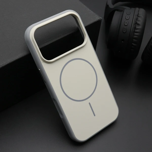 Futrola chrome magsafe za iphone 17 pro (6.3) bela