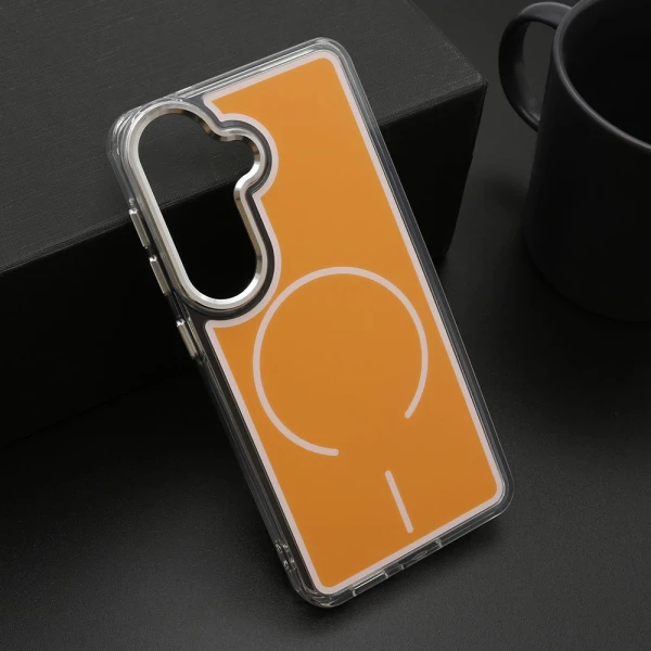 Futrola classic look magsafe za samsung s941b galaxy s26 5g narandzasta