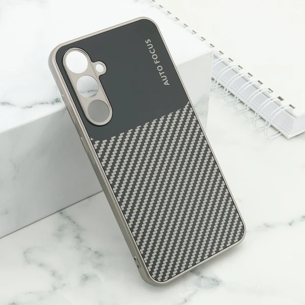 Futrola carbon lines za samsung a356b galaxy a35 5g siva