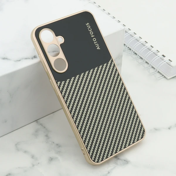 Futrola carbon lines za samsung a356b galaxy a35 5g zlatna