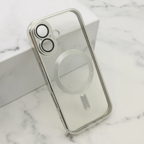 Futrola camera protect magsafe za iphone 17 (6.3) srebrna