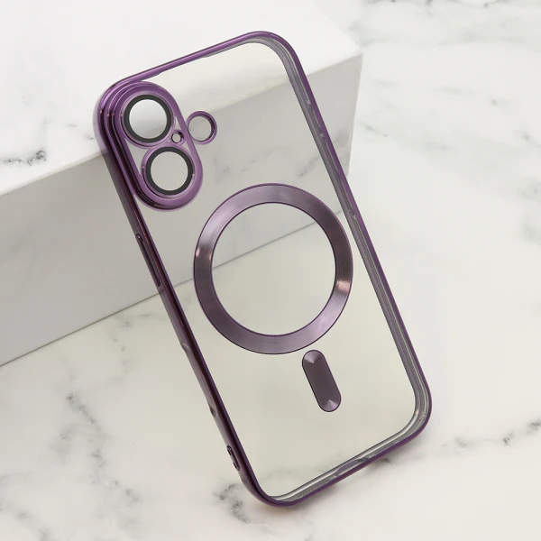 Futrola camera protect magsafe za iphone 17 (6.3) tamno ljubicasta