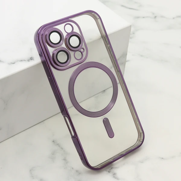 Futrola camera protect magsafe za iphone 16 pro (6.3) ljubicasta