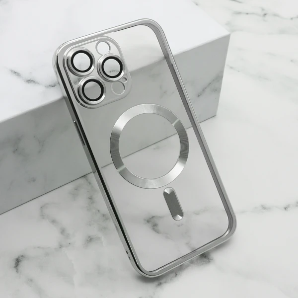 Futrola camera protect magsafe za iphone 15 pro max (6.7) srebrna