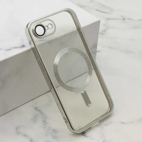 Futrola camera protect magsafe za iphone 16e/17e (6.1) srebrna