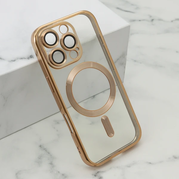 Futrola camera protect magsafe za iphone 16 pro (6.3) zlatna