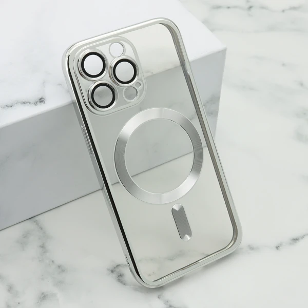 Futrola camera protect magsafe za iphone 13 pro (6.1) srebrna
