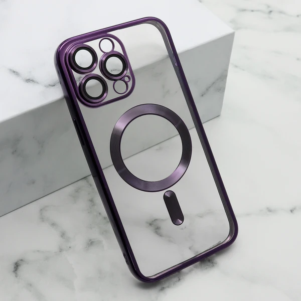 Futrola camera protect magsafe za iphone 14 pro max (6.7) ljubicasta
