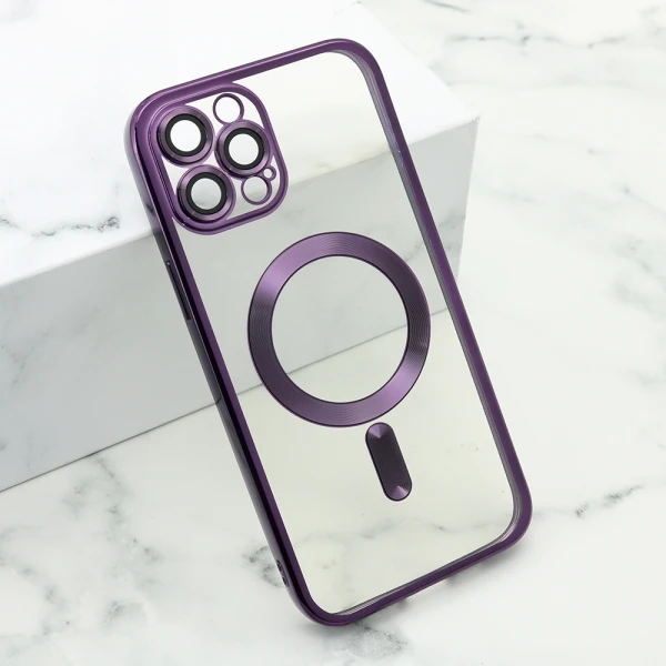 Futrola camera protect magsafe za iphone 12 pro max (6.7) ljubicasta