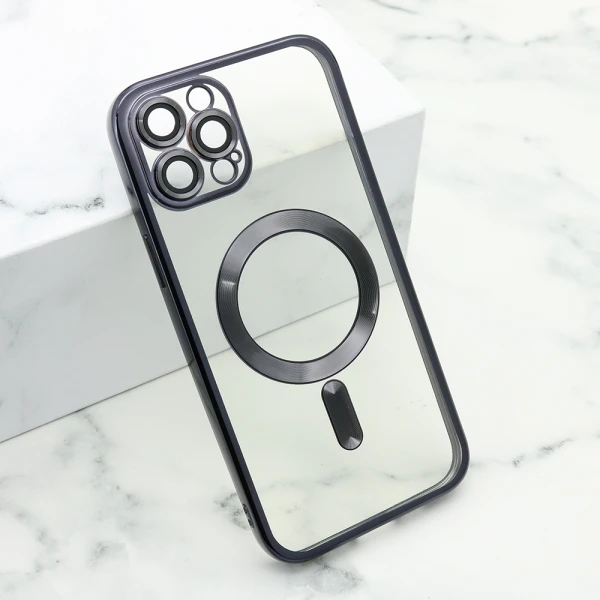 Futrola camera protect magsafe za iphone 12 pro max (6.7) crna