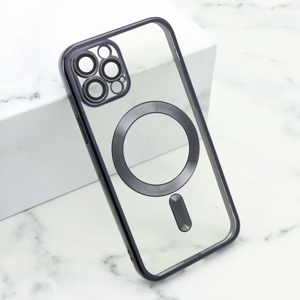 Futrola camera protect magsafe za iphone 12 pro (6.1) crna