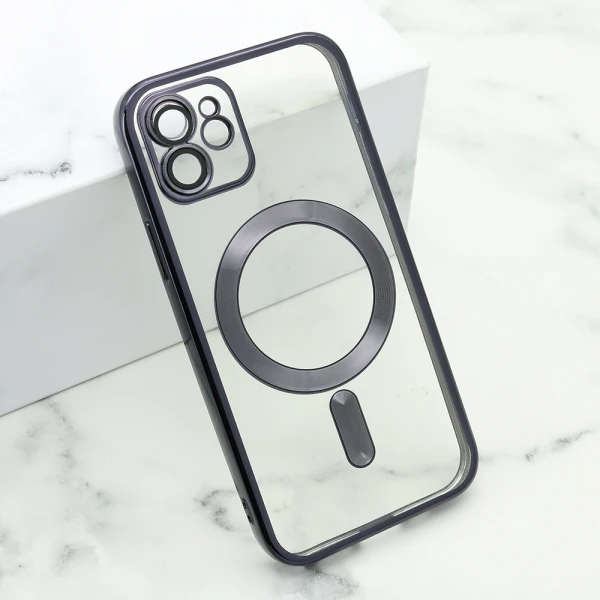 Futrola camera protect magsafe za iphone 12 (6.1) crna