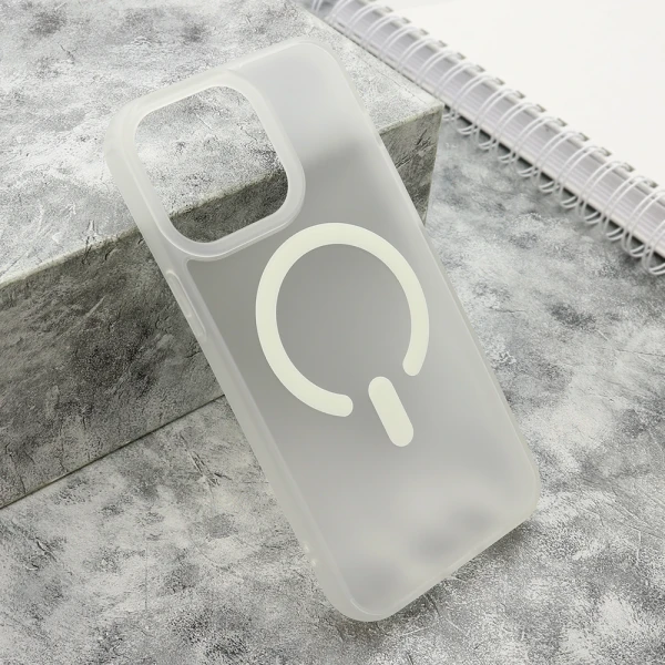 Futrola blurry magsafe za iphone 15 pro max (6.7) bela
