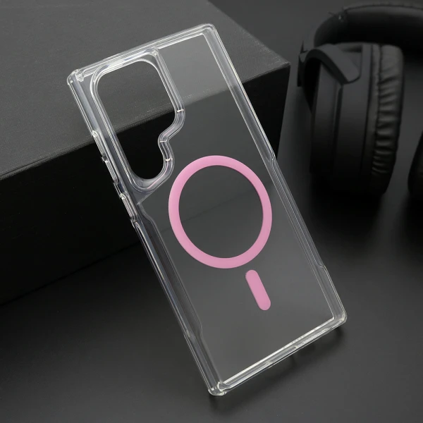 Futrola aura magsafe za samsung s928b galaxy s24 ultra 5g roze