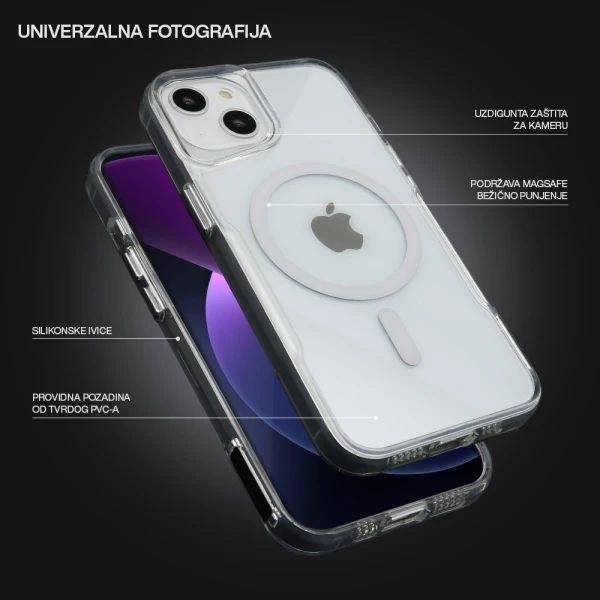 Futrola aura magsafe za iphone 17 pro (6.3) bela